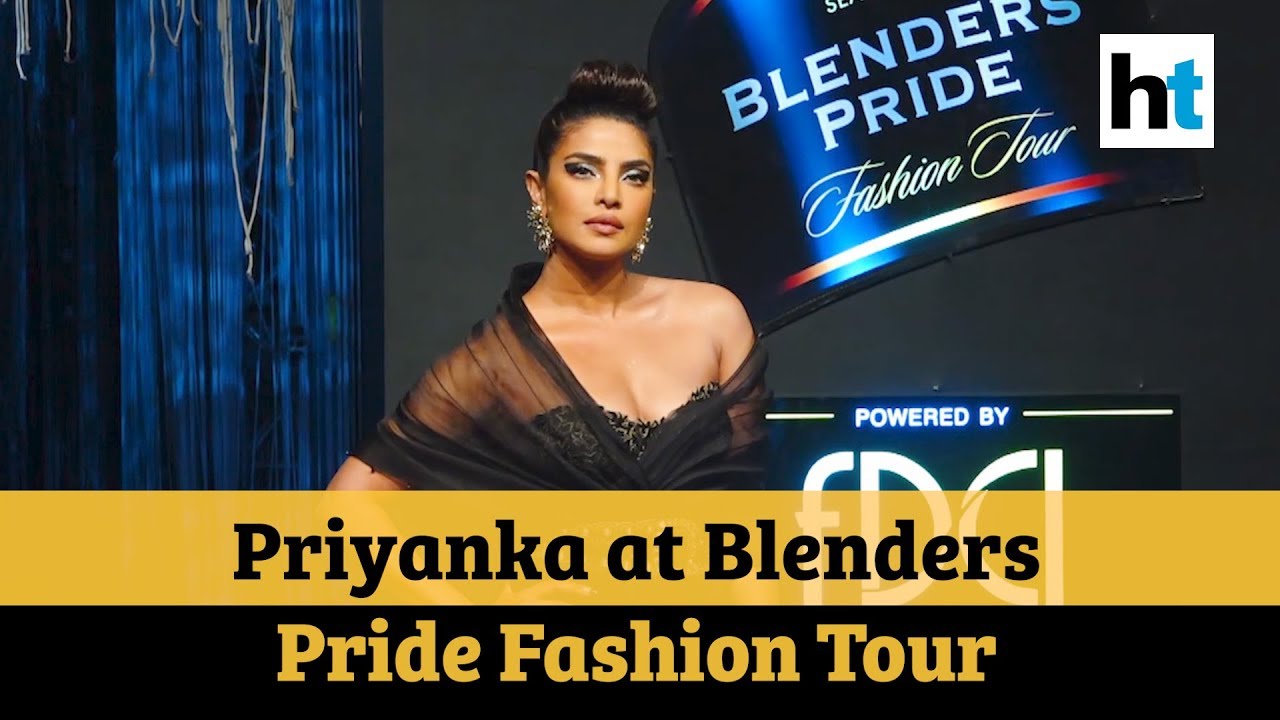 Priyanka Chopra sets the ramp ablaze at Blenders Pride Fashion Tour