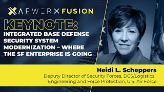 Heidi Scheppers: Integrated Base Defense Security System Modernization /// AFWERX Fusion 2020 ///