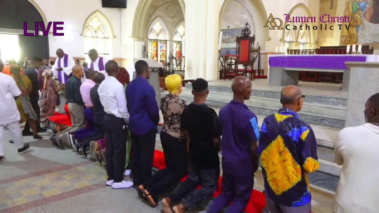 ASH WEDNESDAY 2026  HOLY MASS @ HOLY CROSS CATHEDRAL, LAGOS ARCHDIOCESE