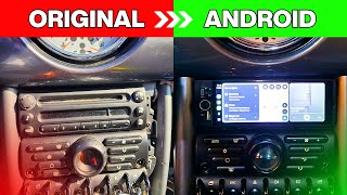 How To Replace Your Mini Cooper Original Radio To Android Auto / Carplay