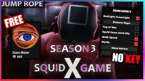 [SEASON 3🦑] Squid Game X Script - Win Games | Free Glass Marker & More