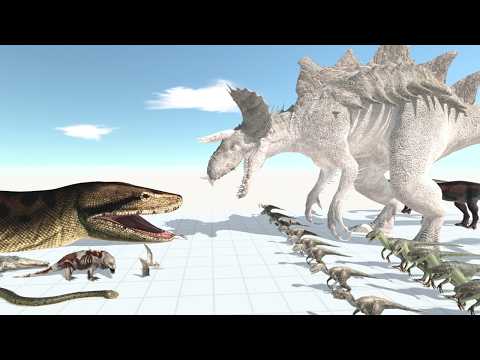What Happens When Titanoboa Meets Carnivores? - Dinosaur Arena