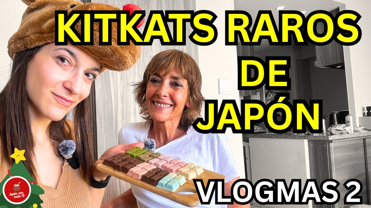 Gustos RAROS de KITKATs en Japón 🍫🤯 | Vlogmas Día 2