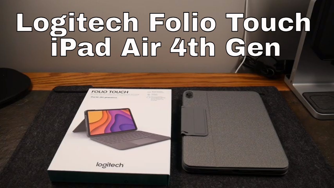 Logitech Keyboard Folio Touch For iPad Air 4th Gen - YouTube