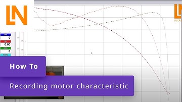Motor characteristic of the machine test bench | How To
