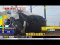 外送員鬼切 汽車撞上失控再撞斷測速倒栽蔥@newsebc