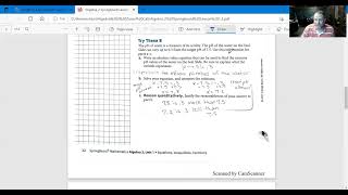 Algebra 2 Springboard Lesson 1-3 (Part 2/Page 2)