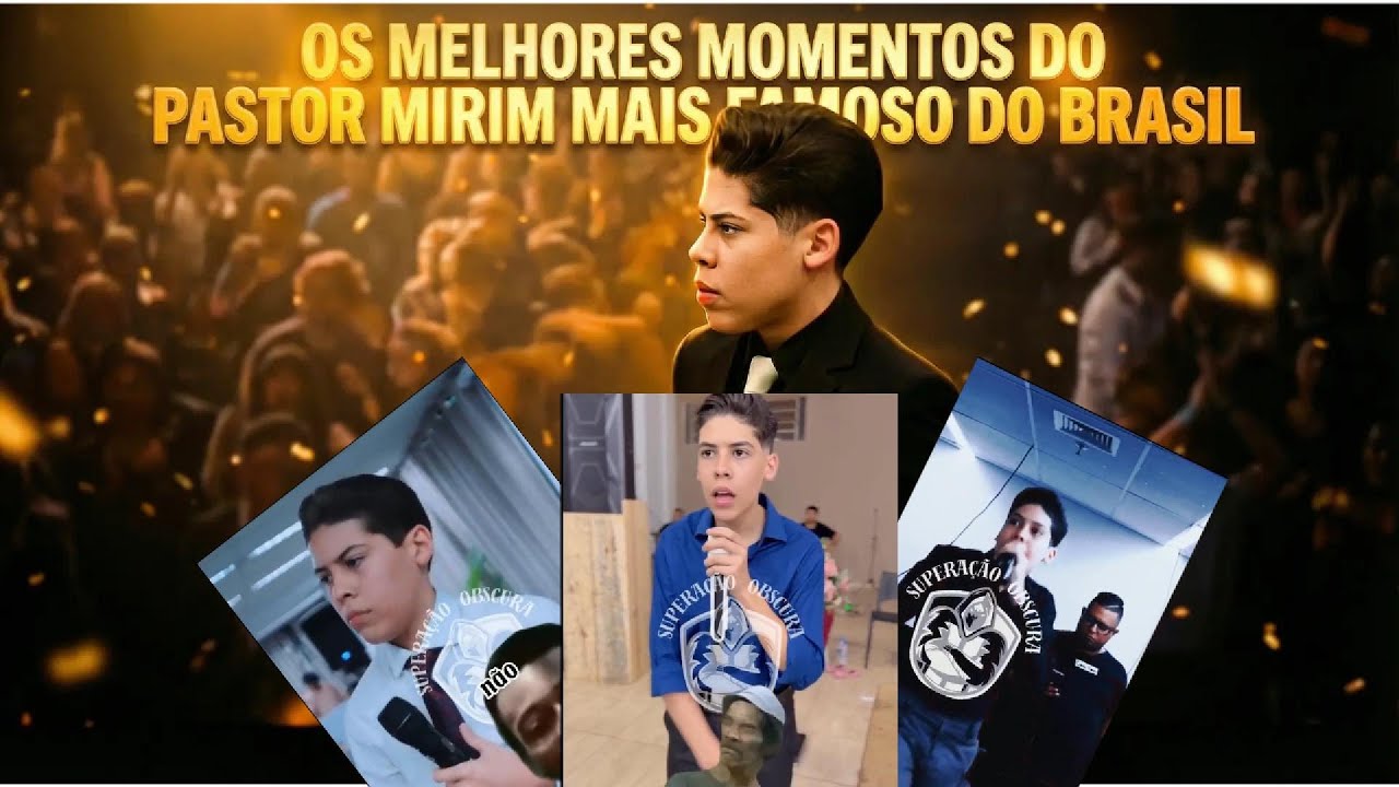 MELHORES memes do Pastor Mirim MIGUEL OLIVEIRA