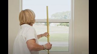 Measuring for a Small Cafe Curtain