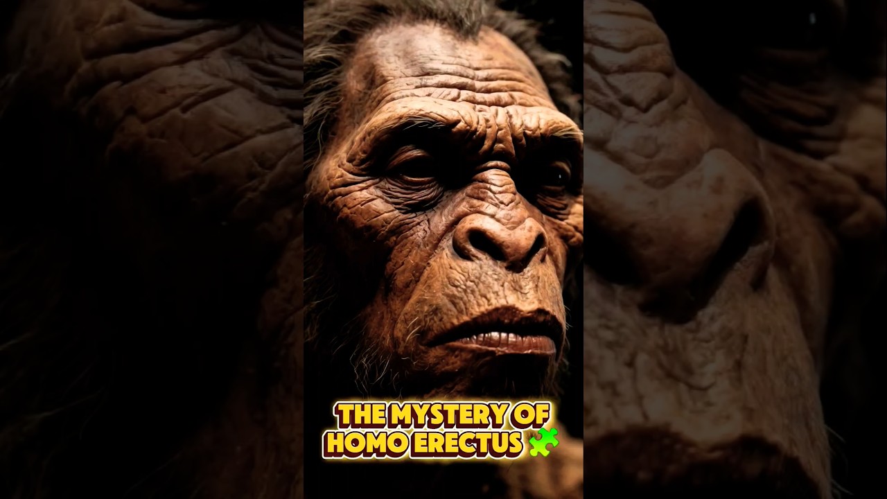 Homo Erectus: The Humans Who Changed Everything. #HumanEvolution #HistoryShorts #Archaeology