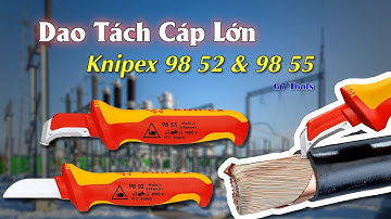 Dao Tách Cáp Lớn Knipex 98 52 & 98 55 #knipex #tools #cápđiện