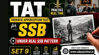 TAT 2.0 Set 9 | Thematic Apperception Test | SSB Psychological Test Practice