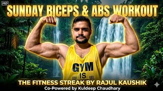 Sunday Biceps And Abs Workout 😱😱🔥🔥 The Fitness Streak  is live!