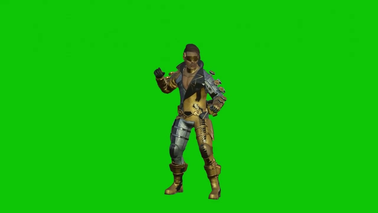 All Mirage Lobby + Idle Animations - Green Screen Apex Legends