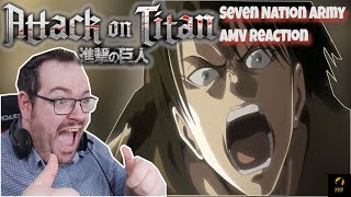 Attack On Titan AMV SEVEN NATION ARMY REACTION / AMV Reaction / What an AMV, Beautiful.