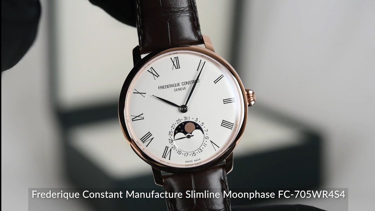 Frederique Constant Manufacture Slimline Moonphase FC-705WR4S4