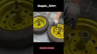 Cycle me Car ka Tyre 😱 Impossible Cycle Modification #shorts #viral #desijugaad