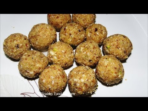 Evening Snacks Recipe in Tamil - Dry Fruit Ladoo Recipe - Laddu Recipe - Diwali Sweets Recipe