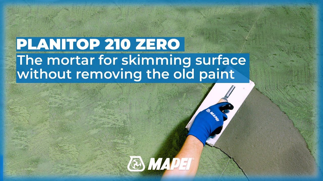 Smooth a surface without removing the old paint | Planitop 210 Zero | indoors & outdoors