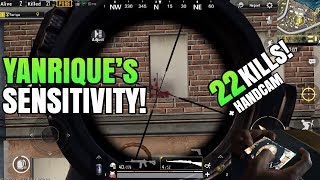 Yanriques Sensitivity - Hand Cam 22 Kills Fpp Solo Vs Squad Pubg Mobile
