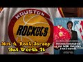 Chain Stitch Hakeem Olajuwon and Textured Kevin Garnett Jerseys | Knockoffs