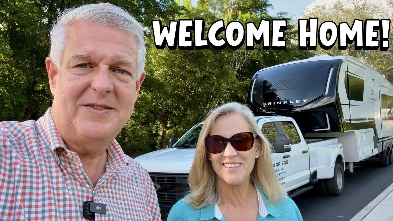 Захват тики-хижины! Мы нашли идеальную стоянку для нашего автодома Brinkley Z 3100