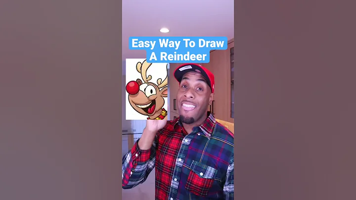 How To Draw A Reindeer | 😍 Easy!  #christmas #drawing #stepbystep