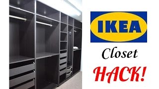 HI GUYS! TAKE A LOOK AT OUR IKEA CLOSET HACK! ENJOY THE VIDEO AND WE