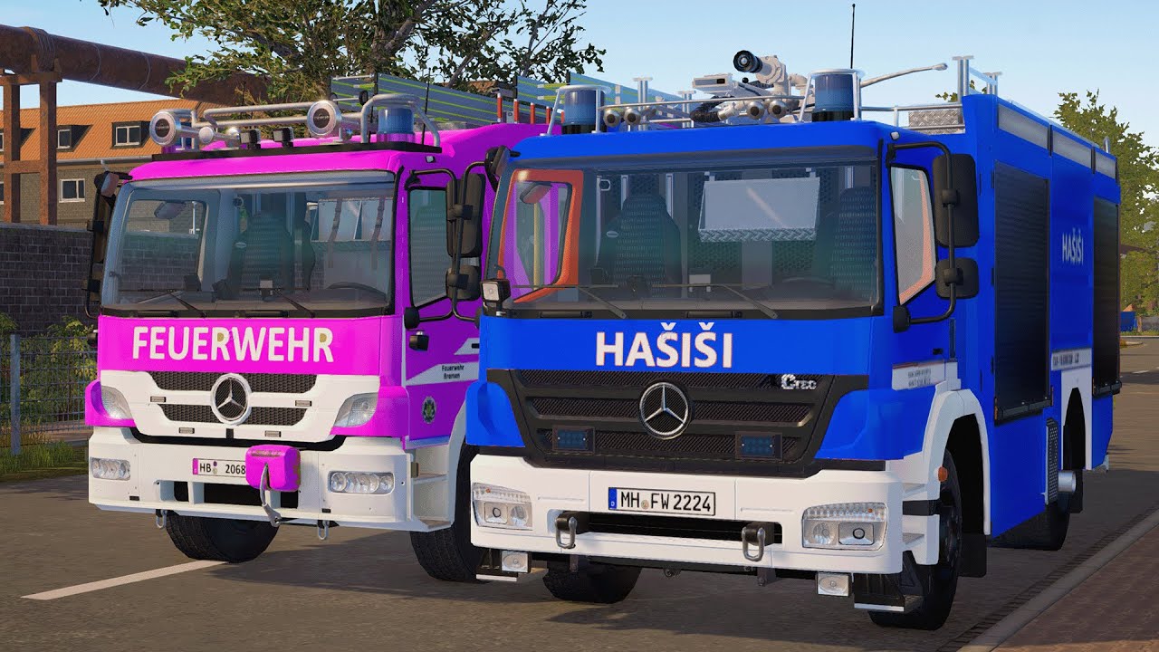 Emergency call 112 -  Nürnberg Fire Brigade Respond to Duty ASAP! 4K