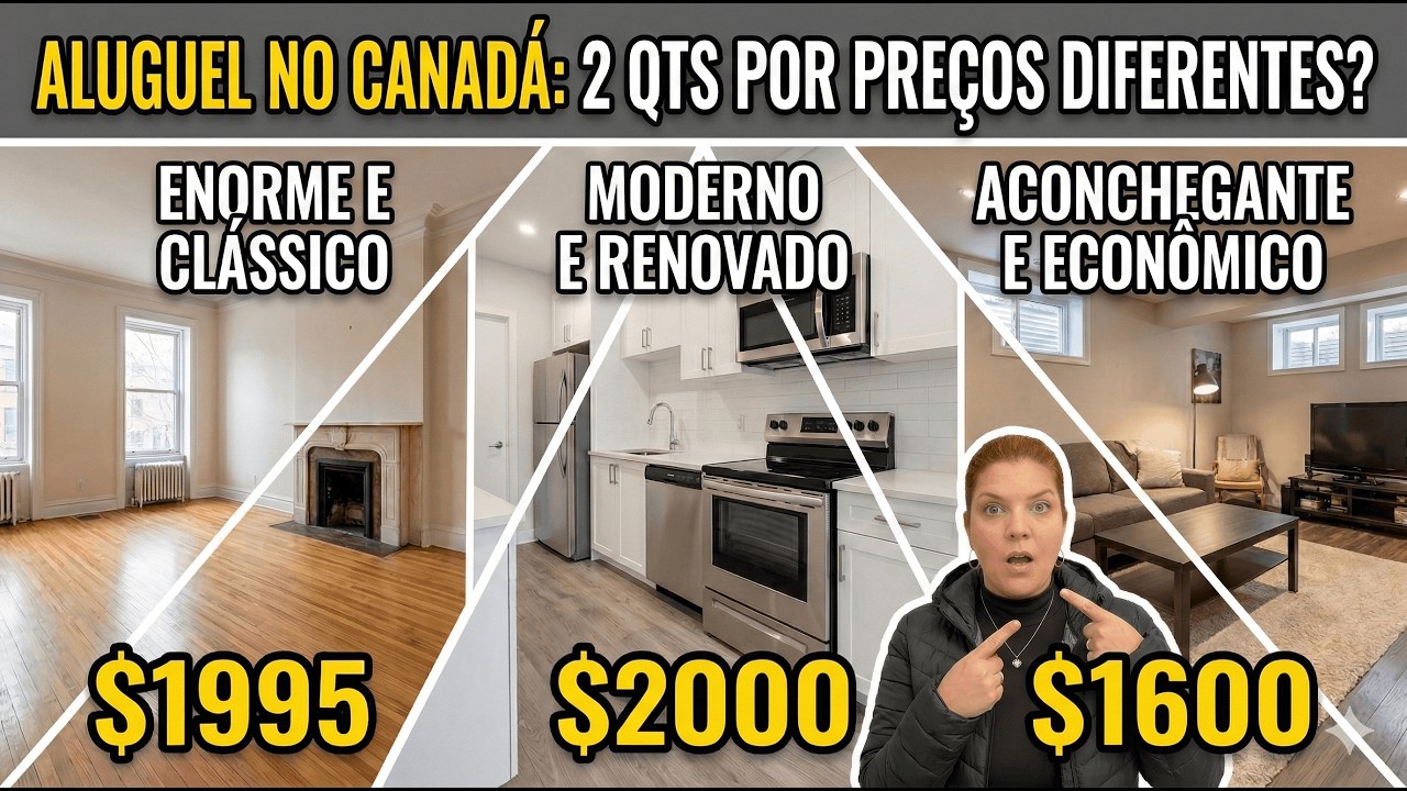 QUAL DESTES 2 QUARTOS NO CANADÁ VOCÊ ESCOLHERIA?
