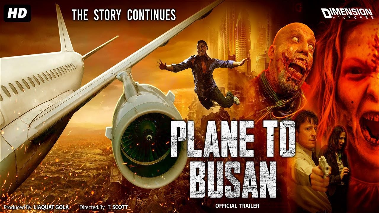 PLANE TO BUSAN 2022 Official Trailer  Hollywood Zombie Horror Movie In Hindi     