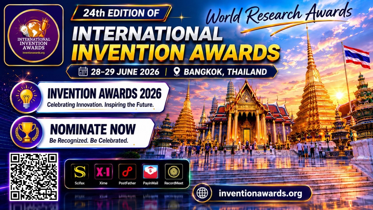 24th Edition of Invention Awards #worldresearchawards #inventionawards #international
