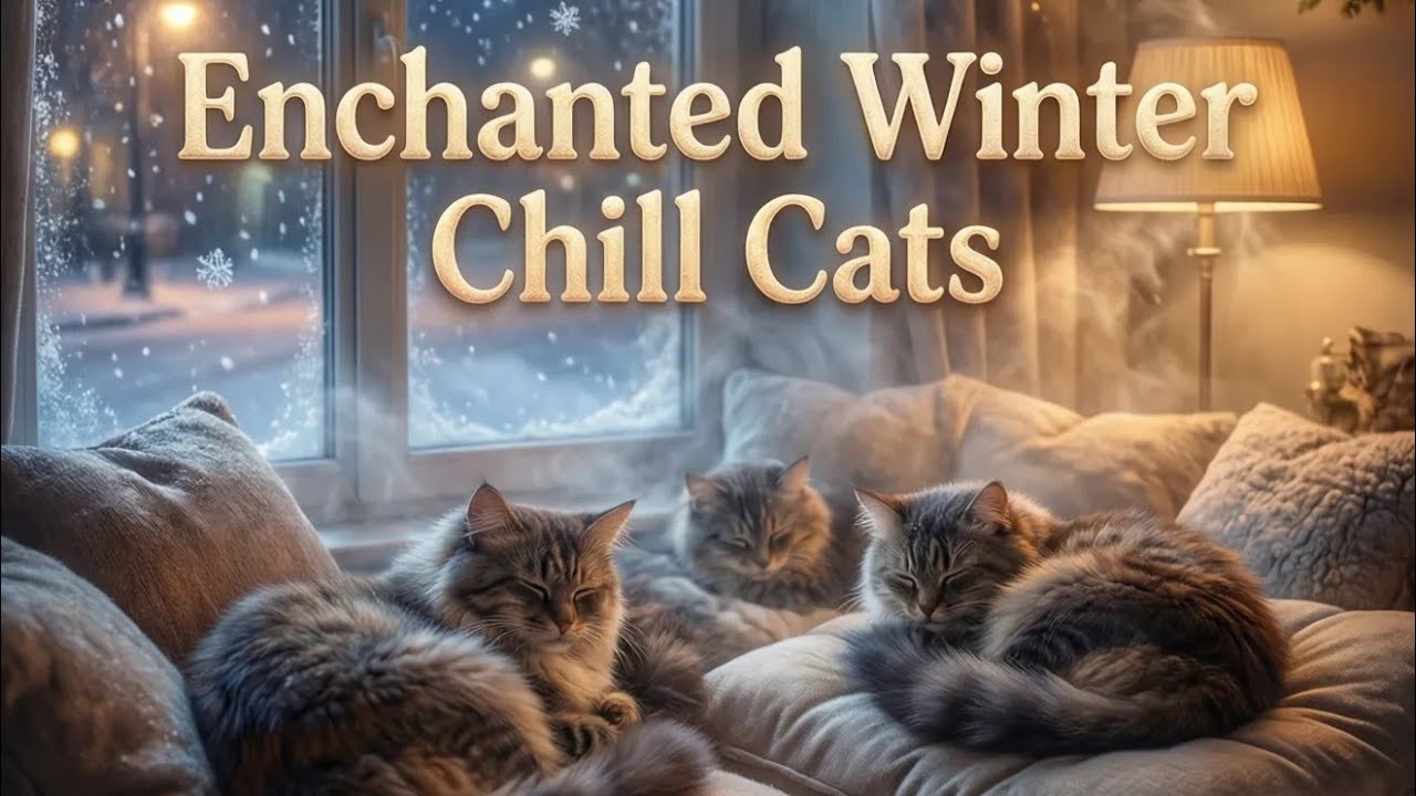 Chill.LoFi. Enchanted Winter Chill Cats — Зачарованные Зимние Чилл-Коты
