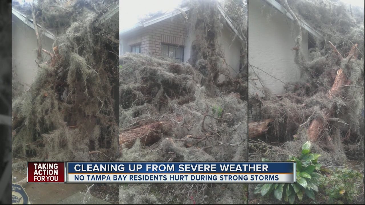 Residents cleaning up after tornado touches down in St. Petersburg