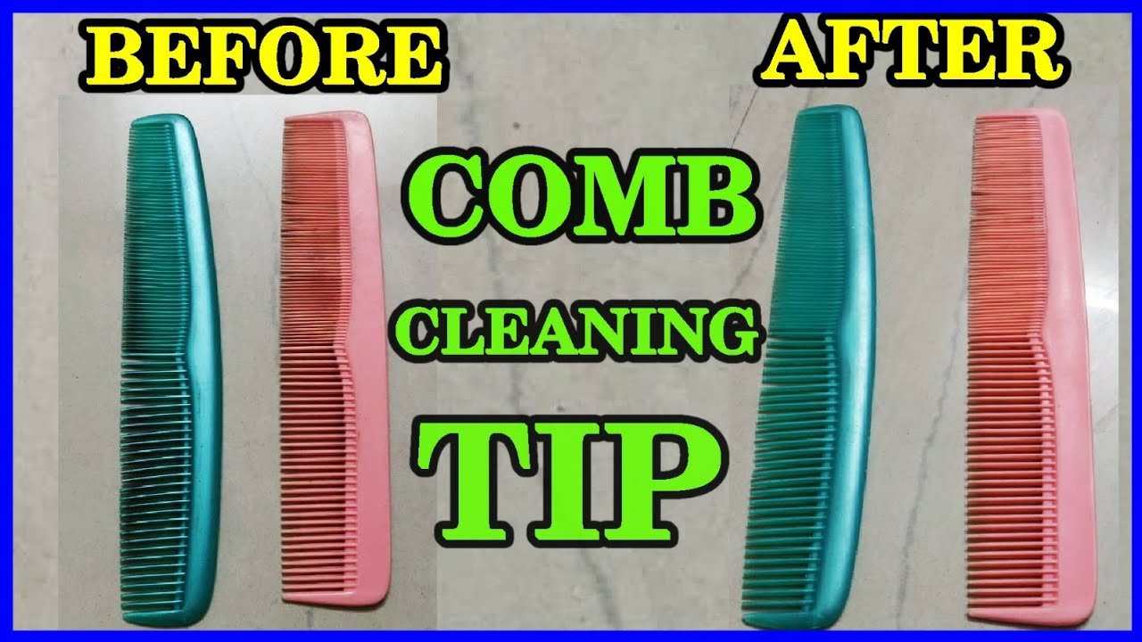 చుక్క నీరు వాడకుండా "దువ్వెనను" ఇలా క్లీన్ చేసుకోండి||Comb Cleaning Tip without using water
