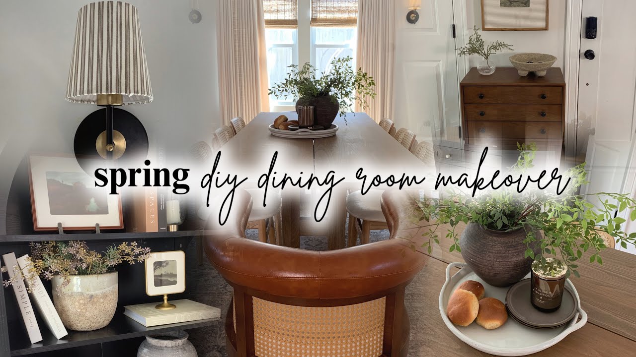 Spring DIY Dining Room Makeover 2026 | spring decorating ideas 💡 - YouTube