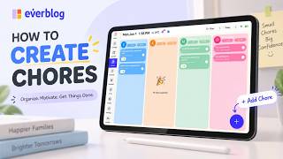 How to Create Chores | Everblog FridgeCal Tutorial