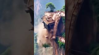 Cliffs collapsed, destroyed and tourist attractions collapsed #shorts