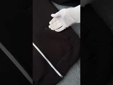 Спортивна кофта зимова Kappa каппа тепла чоловіча та жіноча осінь-зима чорна. Олімпійка на блискавці з лампасом на флісі, видео 1