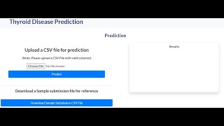 Thyroid Disease Detection| Bulk Prediction Demo| Flask App | ineuron Internship #Data Science