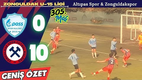 Altıpas Spor 0-10 Zonguldakspor [ Zonguldak U-15 Ligi Maç Özeti ]