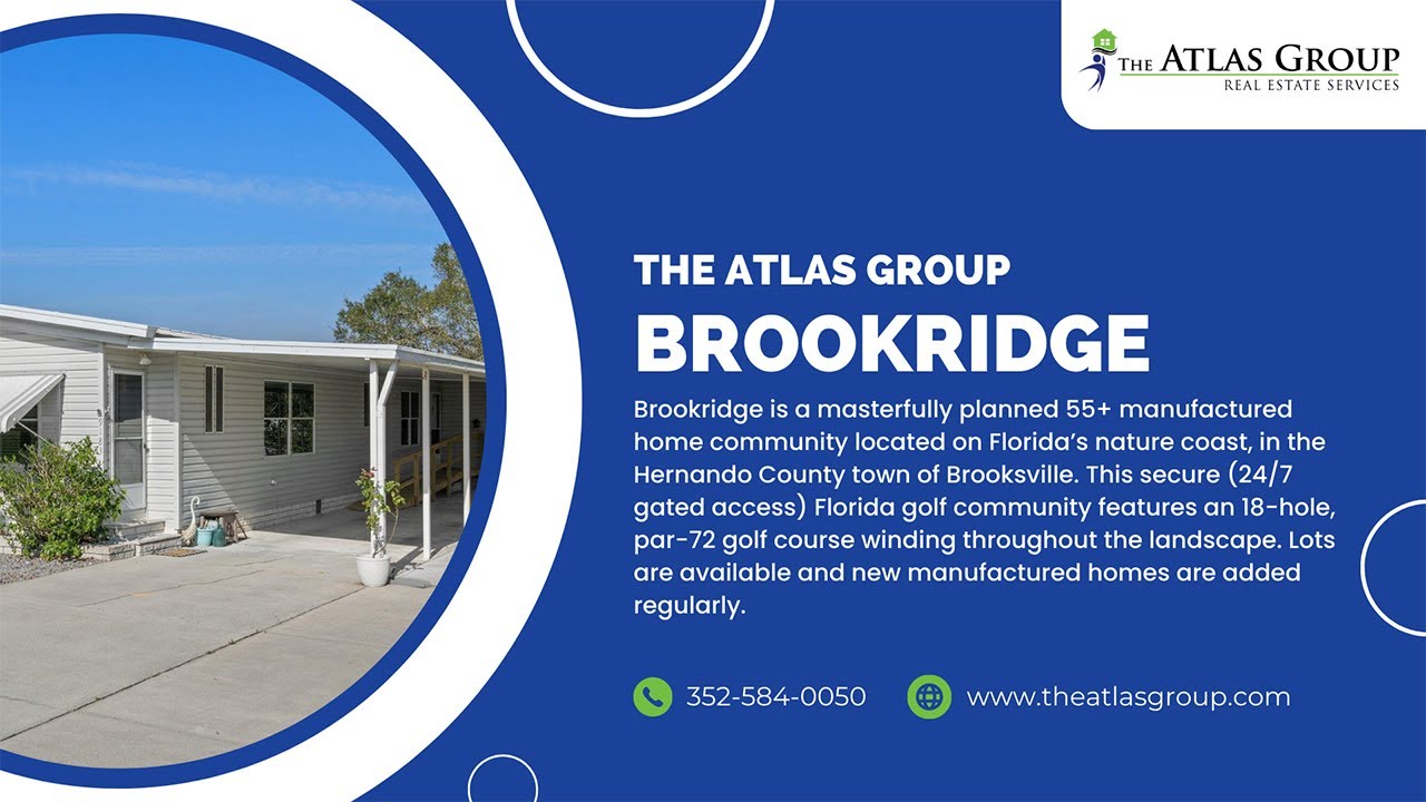 Brookridge 55+ Golf Community, Brooksville, FL Homes For Sale YouTube
