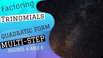 How to factor polynomials in Quadratic Form