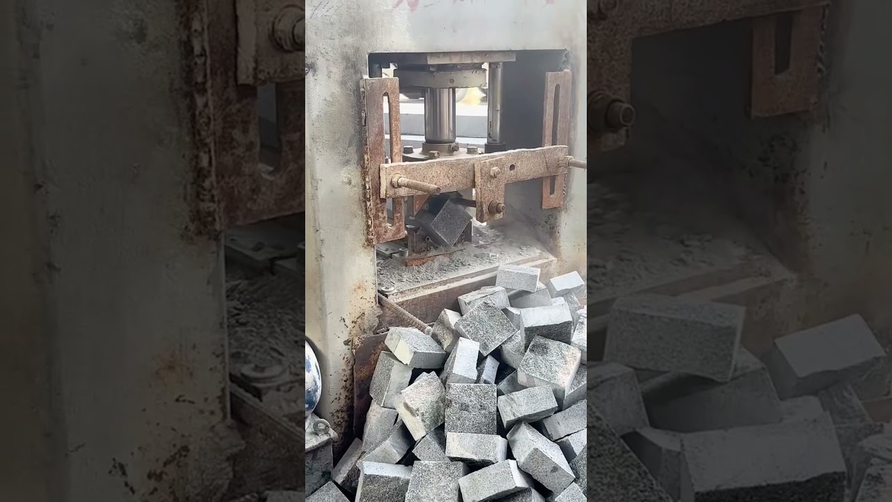 How to make granite cube stone rapidly ?