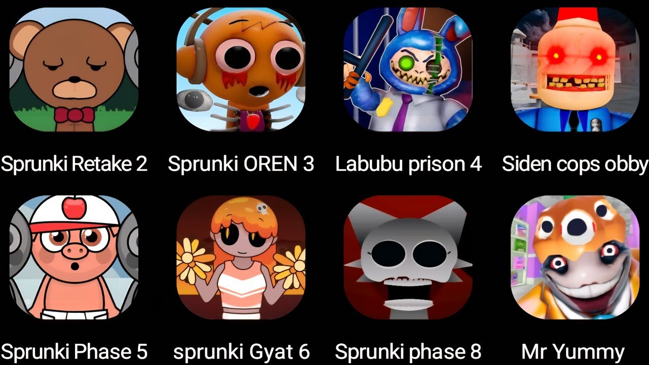Sprunki Retake Mod,Sprunki Phase 2 Vs Phase 3,Sprunki Abgerny 4,Sprunki Labubu,Sprunki Roblox..