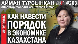 Как навести порядок в экономике Казахстана: Айман ТҰРСЫНҚАН - ГИПЕРБОРЕЙ №203. Интервью