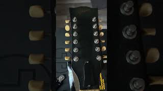 1975 Gibson 12 string cleaning and new strings with fret doctor