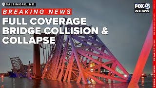 FULL COVERAGE PT. 5: Baltimore disaster - ship hits bridge that collapses, drivers thrown into water