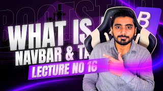 How to use Navbar, Navs & Tabs in Bootstrap | Urdu/Hindi Tutorial Bootstrap #16 | Web Dev #88