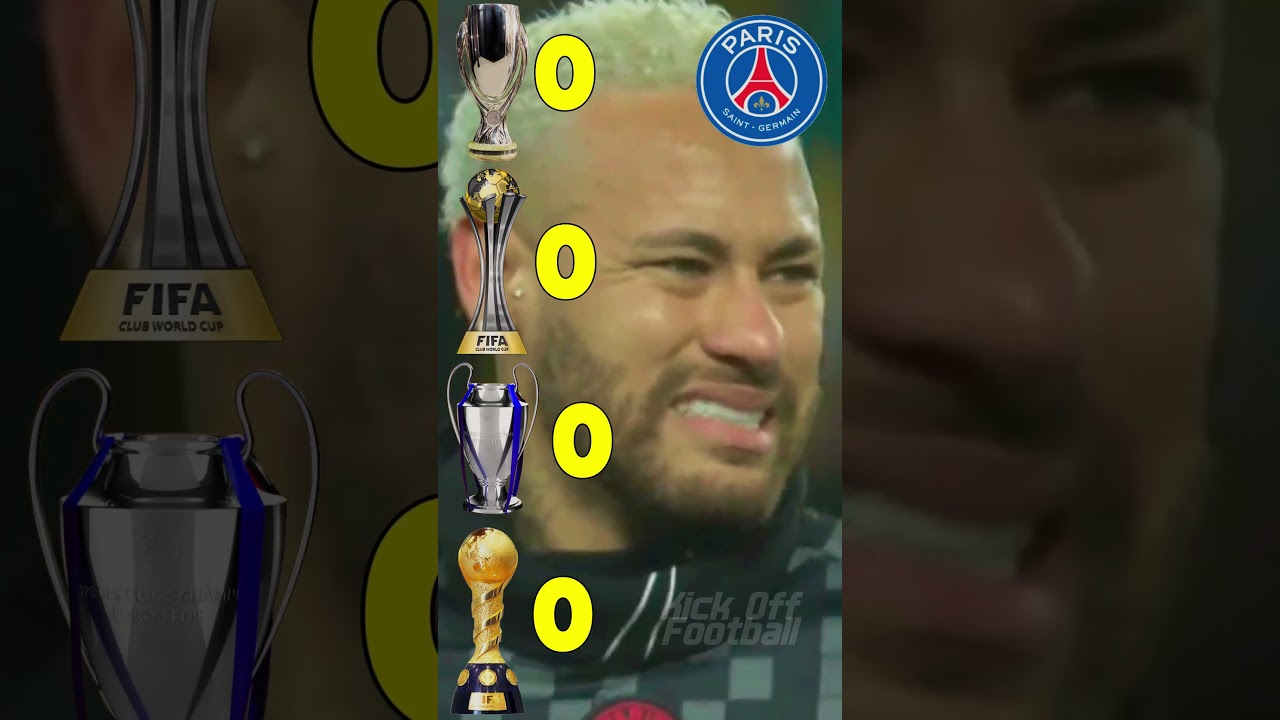 Neymar Team Cups Barcelona, Psg, Al Hilal, Santos 😎🔥 